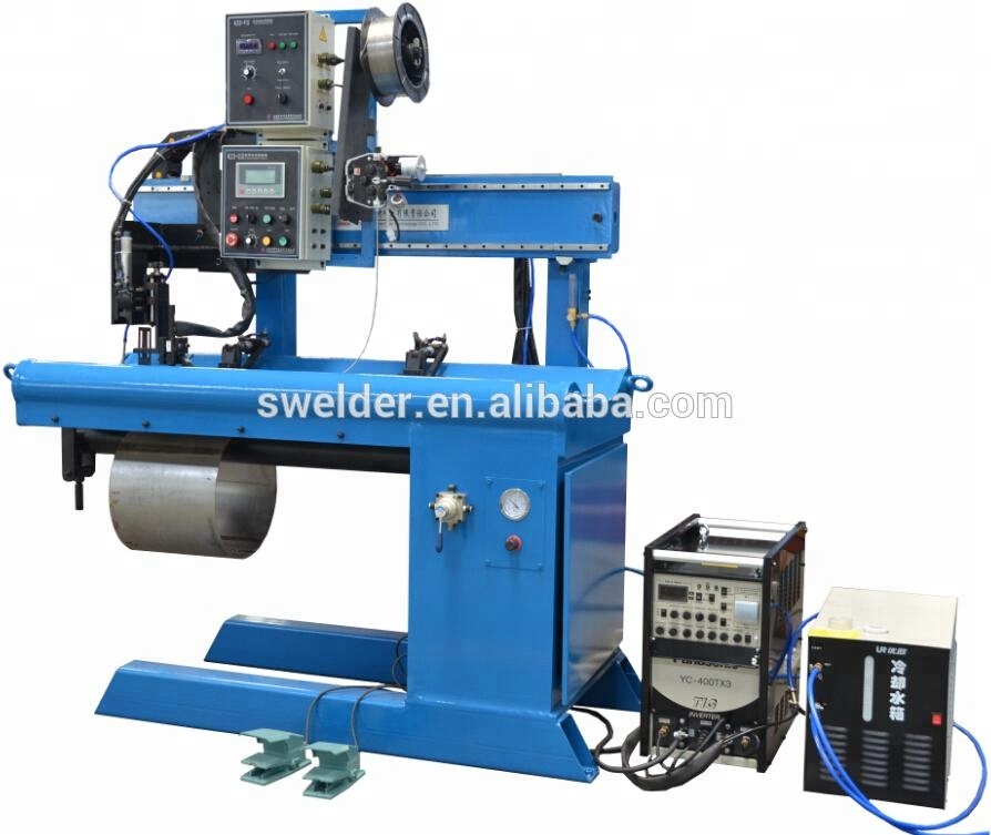 Three Phase 50HZ AC380V Water Tank Welding Machine Auto Longitudinal Seam Welder