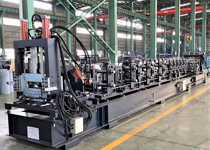 15kw Hydraulic Cutting Cz Purlin Roll Forming Machine 380v