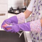 Kitchen Dishwashing Extra Long Sleeve Rubber Gloves For Household Work