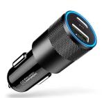 USB A Car Charger PD 60W Smart Phone Mini Car Power Adapter