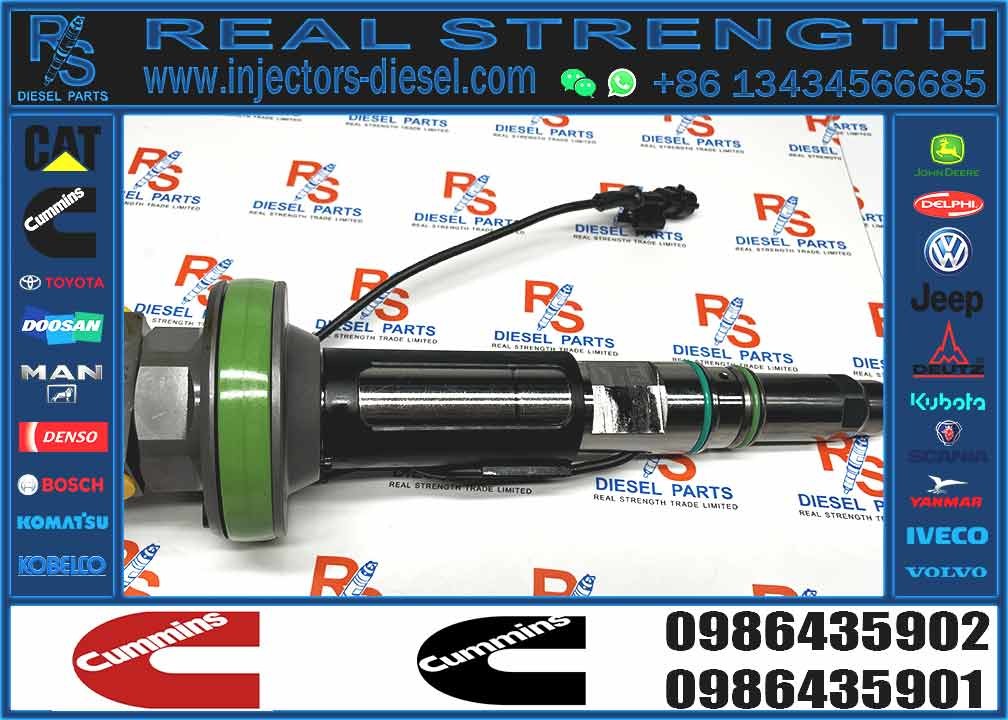 Quality Goods Common Rail Diesel Fuel Injector 2882077 0986435901 F00BJ00006 For Cummins QSK19 QSK38 QSK60