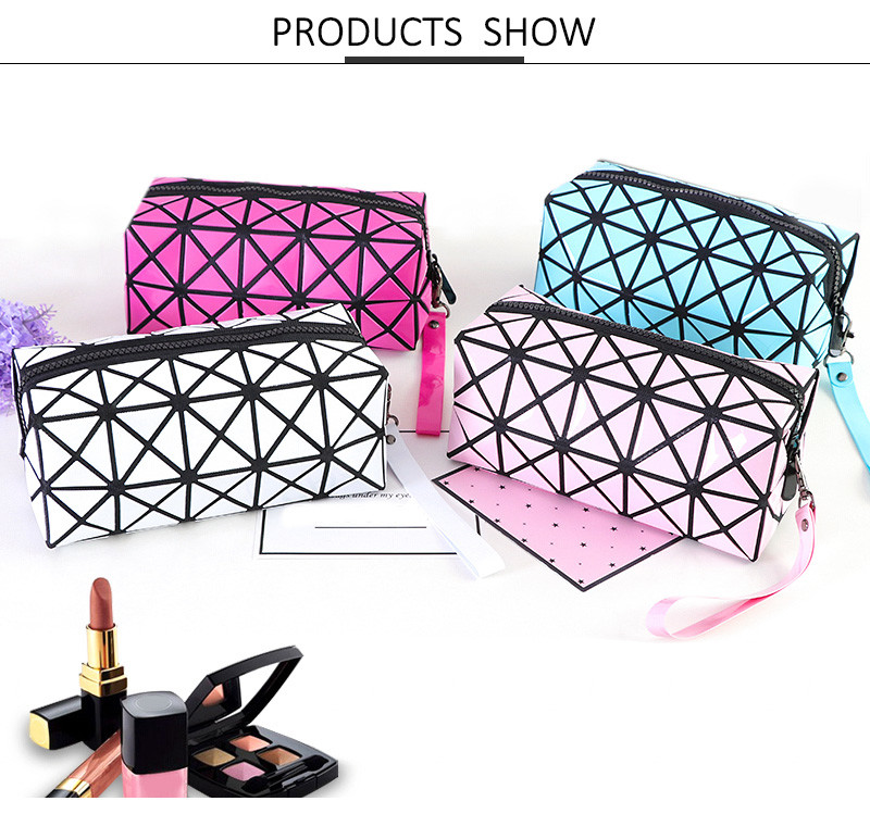 Beautiful Fashion Girl 3D PU Travel Cosmetic Bag