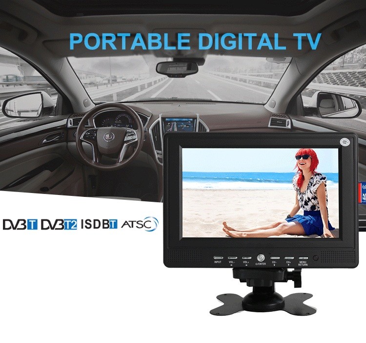 Remote Control 7Inch Wireless Car Monitor / 8202 KD Headrest Car Monitor