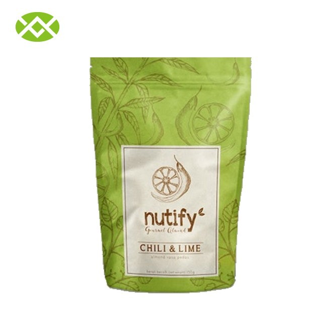 Custom Printed Biodegradable Aluminum Foil k Stand Up Pouch For Food