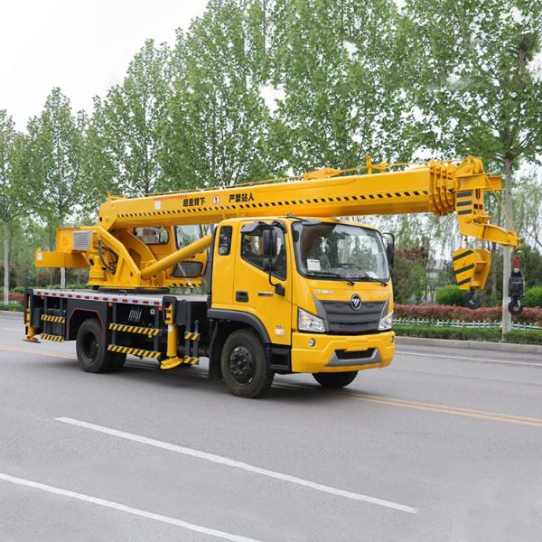 Horse-Power 160HP Yellow 12-15 Ton Crane Lifting Equipment Truck Crane Used