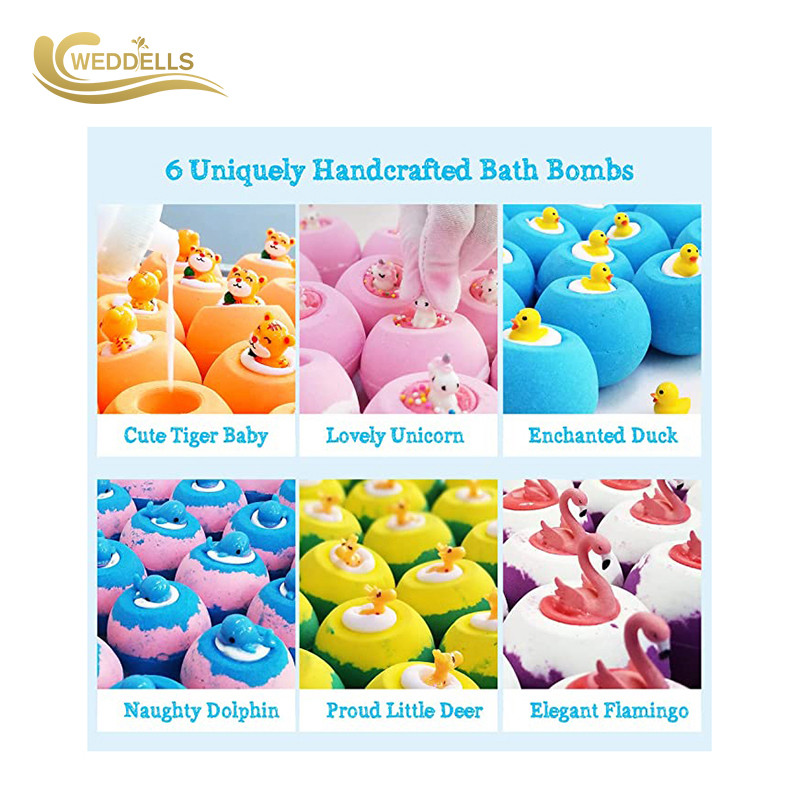 Animal 2.8 OZ Kids Surprise Bath Bombs With Gift Packing