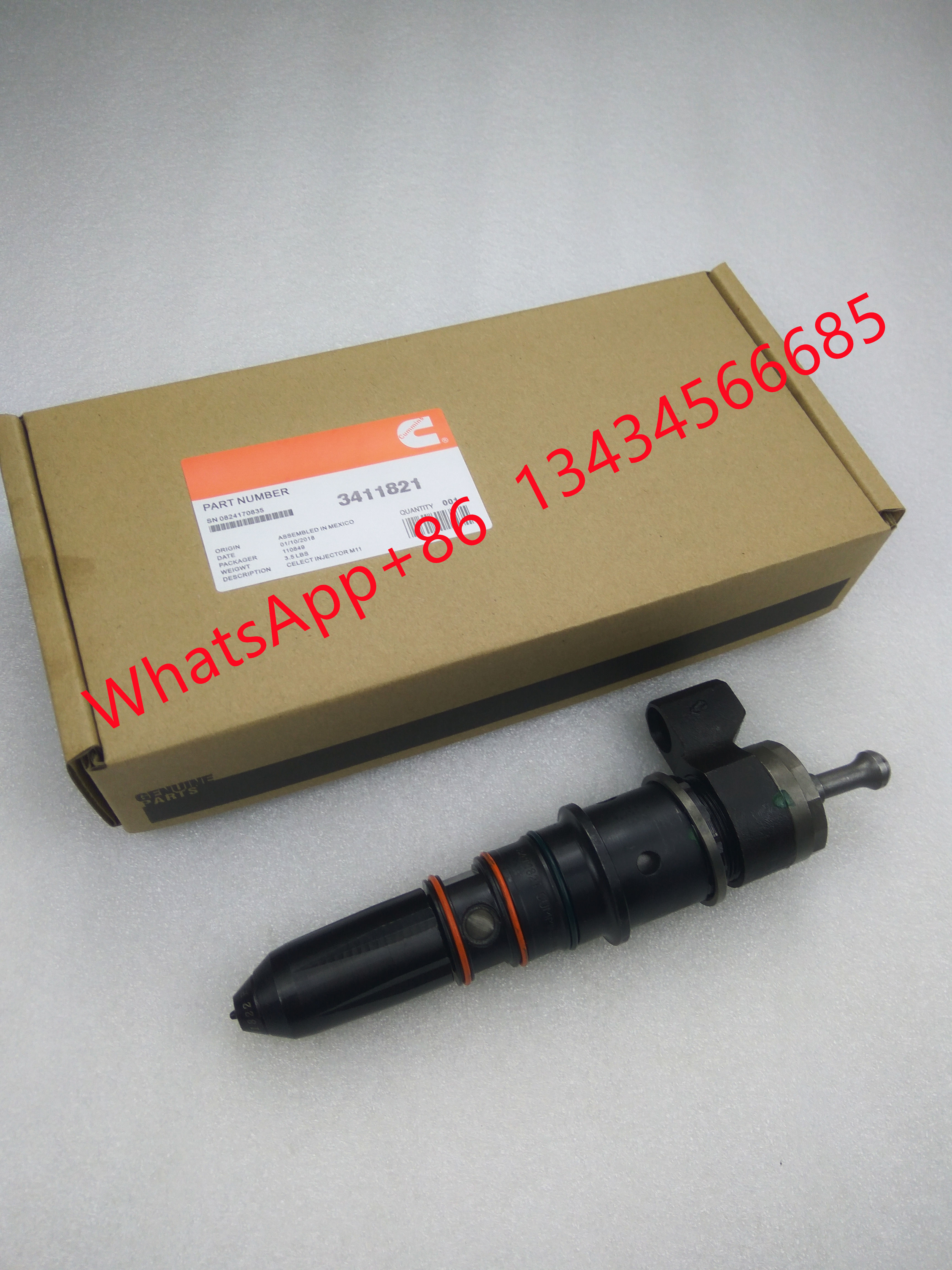 Original Celect Diesel Engine Fuel Injector CCEC ISM QSM M11 3411821