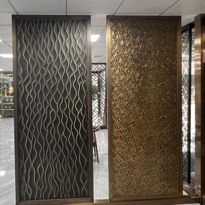Wholesale Laser Cutting Stainless Steel Screen Partition For Door Decoration from china suppliers