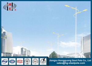 Wholesale ODM Hot Dip Galvanization Street Light Poles , Commercial Light Poles from china suppliers