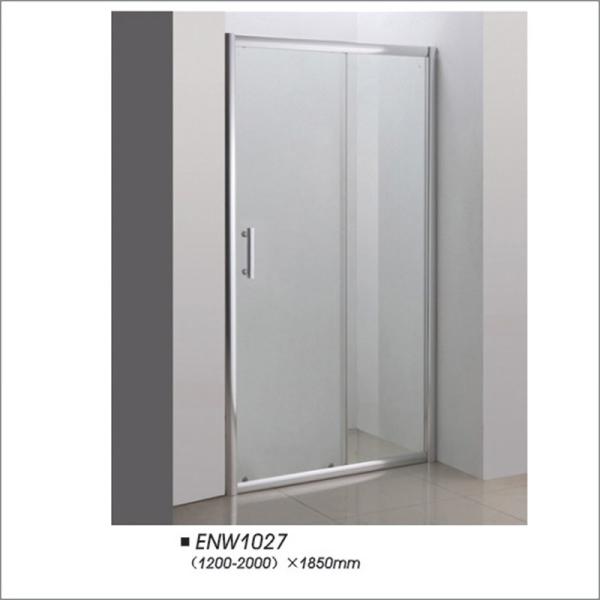 Bathroom Tempered Glass Frameless Shower Doors Easy Installation Customerized