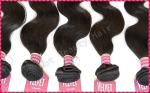 100% Remy Brazilian Wavy Human Hair Extensions Natural Black and Red Color