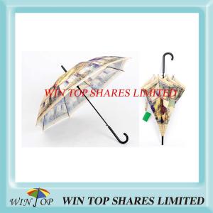 Wholesale Digital Rotary Printing Steel Auto Straight Umbrella from china suppliers