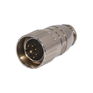 Wholesale Waterproof 9 Pin M23 Female Connector Straight Amphenol Circular Assembly Metal Connector from china suppliers