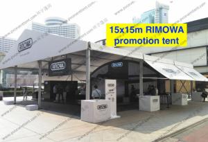 Wholesale 15x15 PVC Roof Outdoor Event Tents for RIMOWA Promotion Event from china suppliers
