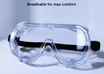 Eco Friendly Medical Protective Goggles , Plastic Eye Protection Glasses