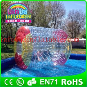 Wholesale QinDa Interesting parent-child game inflatable water roller water rolling ball from china suppliers