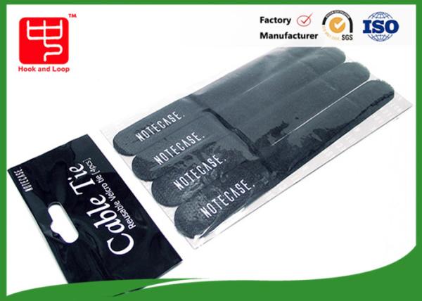 100% Nylon hook loop cable ties 18 * 5cm small polybag packing for supermarket