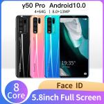 Y50 4GB 64GB Smartphone Original Android Mobile Phones GPS Cell Phone