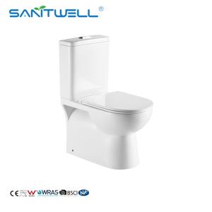 Wholesale Chazhou Close Coupled 640mm P Trap Bathroom Rimless Toilet from china suppliers