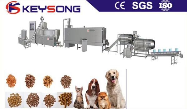 Dog Cat Fish Feed Pet Food Making Machine Food Grade Stainless Steel 304 Low