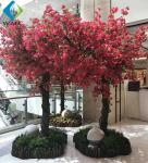 Large Artificial Flower Tree , Pink Bougainvillea Flower Tree For Wedding Party