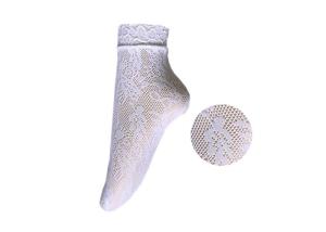 Wholesale Hollow Out Black Lace Ankle Socks / Spring Soft Ladies Lace Socks from china suppliers