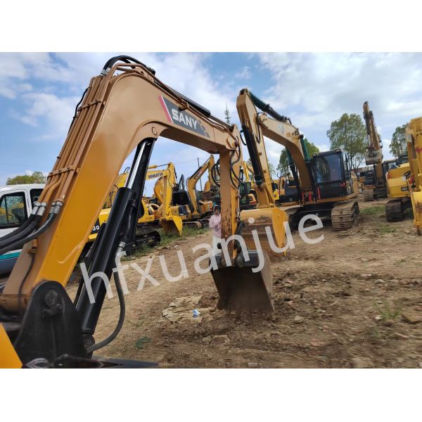 Mini Used Sany Excavator Machinery 6T 60C 2.615L Displacement