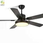 52 Inch Led Indoor Ceiling Fan Nordic Macaron Modern Living Room Dining Room