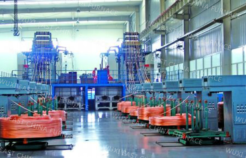 Three Body Up Casting Furnace For Copper Rod Continuous Casting 80-320kw
