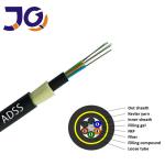 FRP Aerial Optical Fiber Cable ADSS 24 Cores G652D Aramid Yarn Dielectric Self