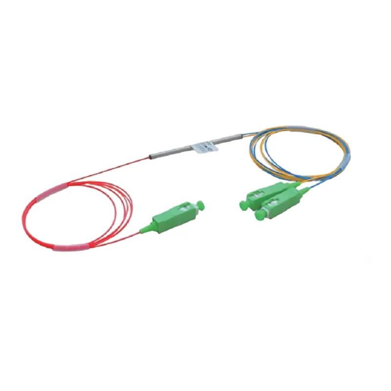 Singlemode G652D/G657A 1*2 FBT Optical Fiber Cable with SC/UPC-SC/APC PLC Splitter