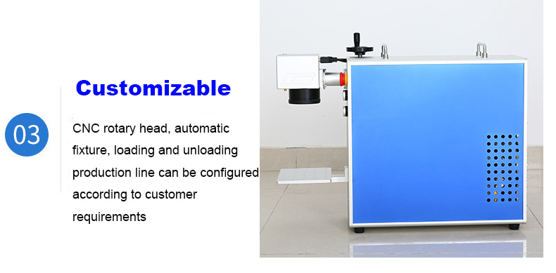 Selling Best High Quality Portable 20W 30W 50W Optical Fiber Laser Marking Engraving Machine With Reasonable Price