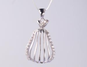 Wholesale Hollow Geometric 925 Sterling Silver Cross Pendant For Women 925 Silver CZ Pendant Add A Touch Of Luxury To Your Jewelry Collection 925 Silver CZ from china suppliers