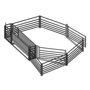 Wholesale Q195 Q345 Galvanized Cattle Fencing GB DIN 1m-12m Galvanized Farm Fence from china suppliers