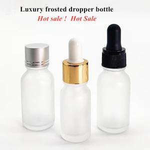 Wholesale 5ml-50ml Essential Oil Glass Dropper Bottle Frosted Glass Serum Bottle from china suppliers