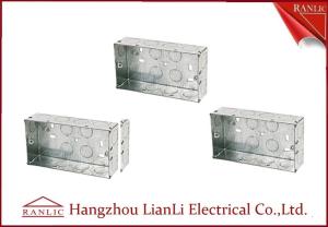 Wholesale Custom Outdoor Waterproof Metal Electrical Gang Box Pre Galvanized from china suppliers