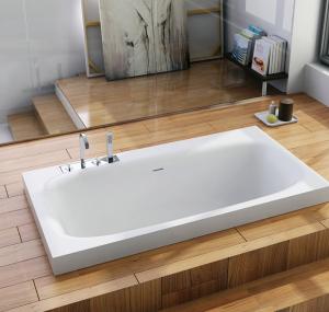 Wholesale Solid Surface Embedded Bathtub Non Porous Stain Resistant from china suppliers