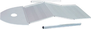 270 cm PVC Small Inflatable Fishing Boats V - Shaped Bottom With Aluminum Floor