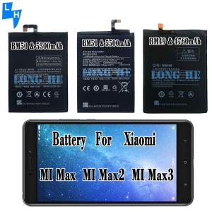 Wholesale BM49 BM50 BM51 Rechargeable Battery for Xiaomi Max Max2 Max3 Black and Compatible from china suppliers