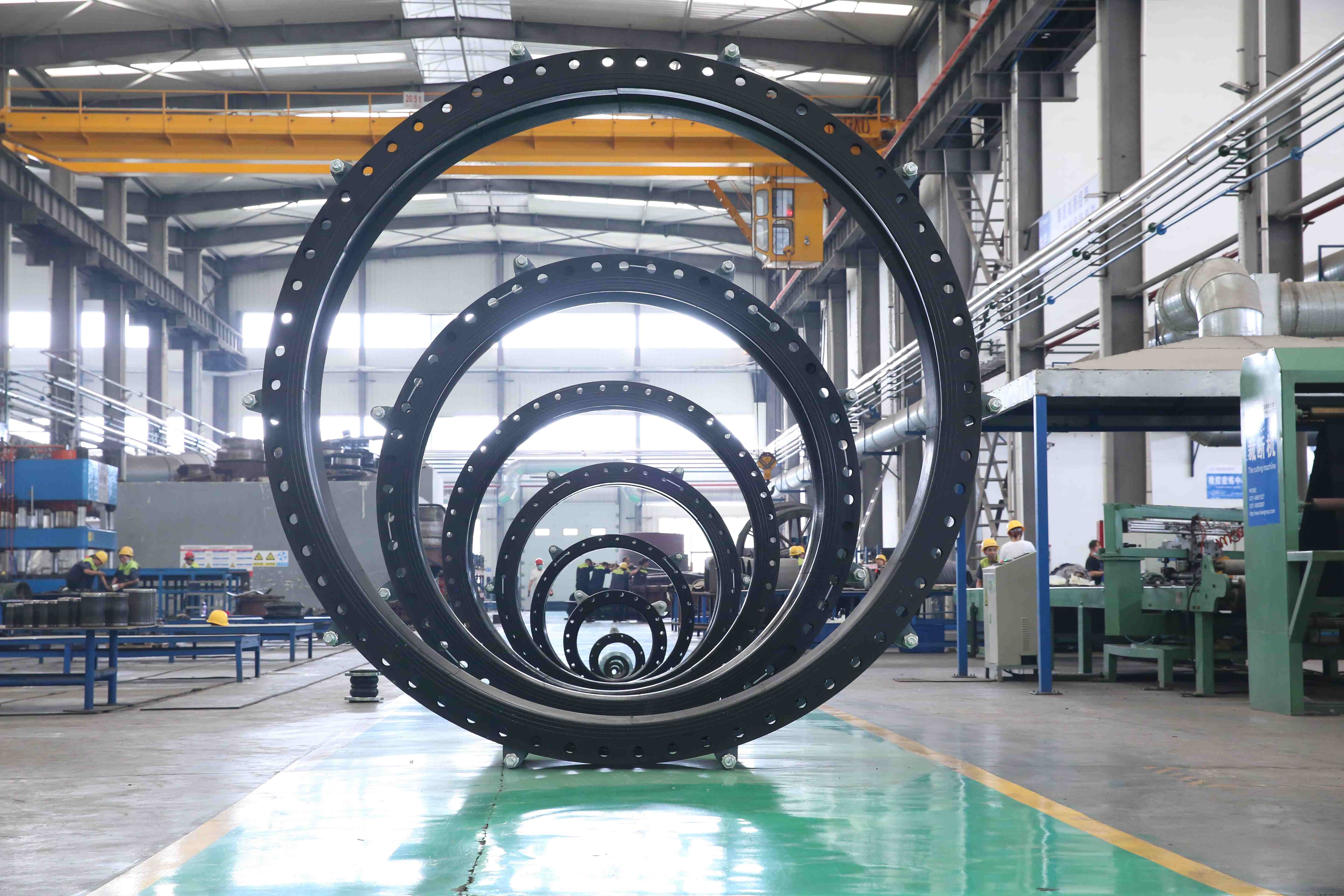 Horizontal / Vertical Installation Single Sphere Flexible Rubber Joint With Excellent Corrosion Resistance And Good Noise Reduction