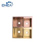 Double Bowl Topmount Kitchen Sink SUS201 304 Stainless Steel Kitchen Sink For