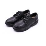 Boys Lace Up Leather Round Toe School Shoes Unisex For All Season