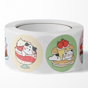 Wholesale ECO Friendly Hot Glue 0.08mm Cartoon Custom Sticker Labels ISO9001 from china suppliers
