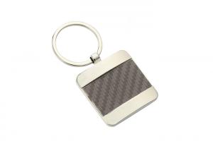 Wholesale Pantone Color Leather Key Chains Texture PU 40mm Souvenir Key Ring from china suppliers