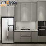 Outdoor BBQ Design Lacquer Kitchen Cabinet Kitchen Furniture with Sofa Close