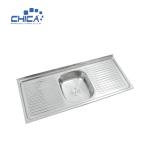making art stainless steel single bowl kitchen sink with wing technology