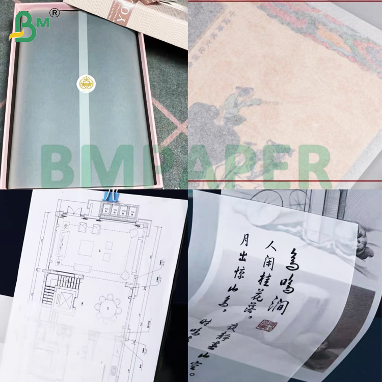 73g 83g White High Strength Translucent Sketching Tracing Paper For Painting