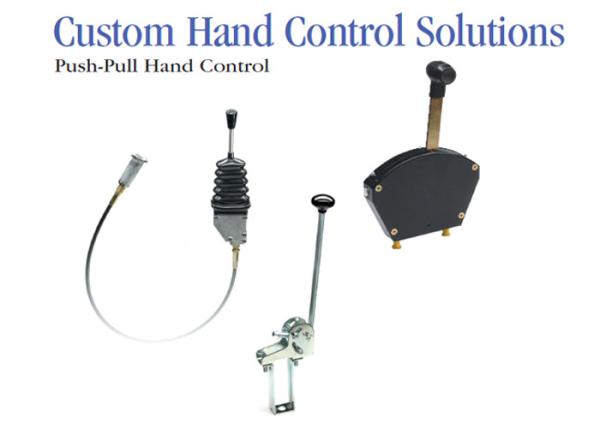 Push Pull Universal Throttle Lever , Custom Handbrake Lever For Construction