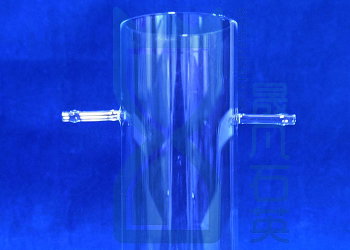 Transparant Surface Scientific Glassware Continue Melting Method Processed Quartz Test Tube