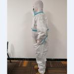 PP Disposable Disposable Isolation Gowns Nonwoven Working Suit White Color